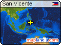 San Vicente satellite map