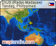 DXJS (Radyo Madayaw) satellite map