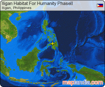 Iligan Habitat For Humanity PhaseII satellite map