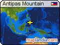 Antipas Mountain satellite map