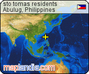 sto tomas residents satellite map