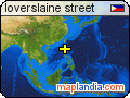 loverslaine street satellite map