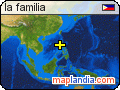 la familia satellite map