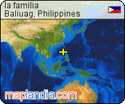 la familia satellite map