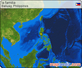 la familia satellite map