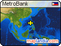 MetroBank satellite map