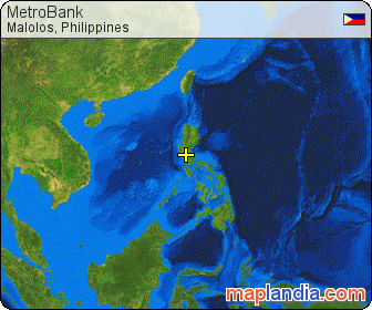 MetroBank satellite map