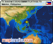 FX terminal CUBAO/SM/MRT/LRT/RECTO satellite map