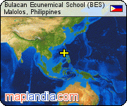 Bulacan Ecunemical School (BES) satellite map