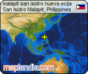 malapit san isidro nueva ecija satellite map