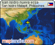 san isidro nueva ecija satellite map