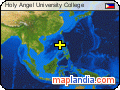 Holy Angel University College satellite map