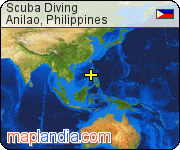 Scuba Diving satellite map