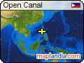 Open Canal satellite map