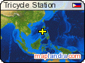Tricycle Station satellite map