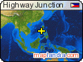 Highway Junction satellite map