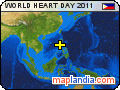 WORLD HEART DAY 2011 satellite map