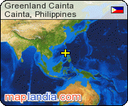 Greenland Cainta satellite map