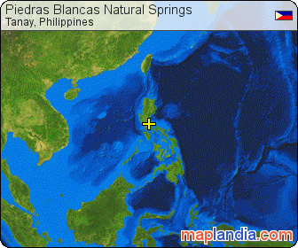 Piedras Blancas Natural Springs satellite map