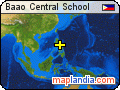 Baao Central School satellite map
