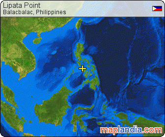 Lipata Point satellite map