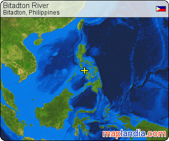 Bitadton River satellite map