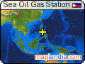 Sea Oil Gas Station satellite map