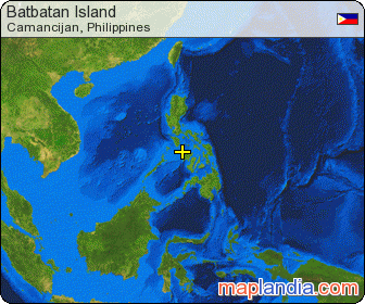 Batbatan Island satellite map