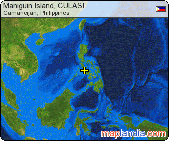 Maniguin Island, CULASI satellite map