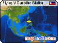 Flying V Gasoline Station satellite map