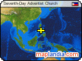 Seventh-Day Adventist Church satellite map