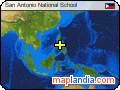 San Antonio National School satellite map