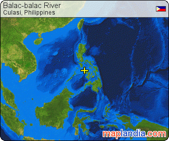 Balac-balac River satellite map