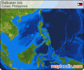 Batbatan Isle satellite map
