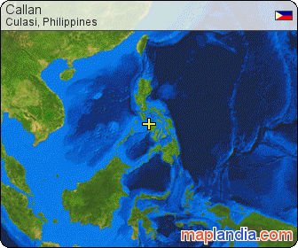 Callan satellite map
