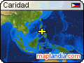 Caridad satellite map