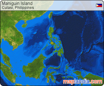 Maniguin Island satellite map