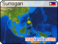 Sunogan satellite map