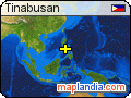 Tinabusan satellite map