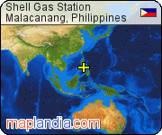 Shell Gas Station satellite map