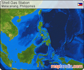 Shell Gas Station satellite map