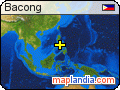 Bacong satellite map