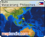 Buhi satellite map