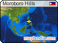 Moroboro Hills satellite map