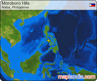 Moroboro Hills satellite map