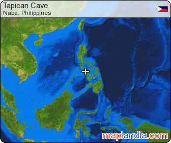 Tapican Cave satellite map