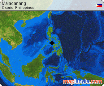 Malacanang satellite map