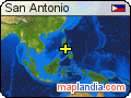 San Antonio satellite map