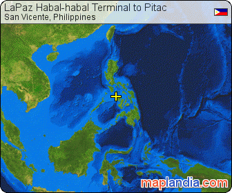 LaPaz Habal-habal Terminal to Pitac satellite map