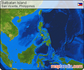 Batbatan Island satellite map
